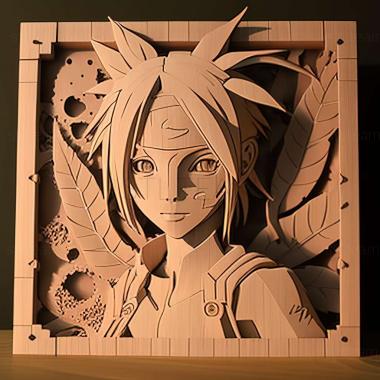 3D model Sakura Haruno Naruto and anime FROM ANIME (STL)